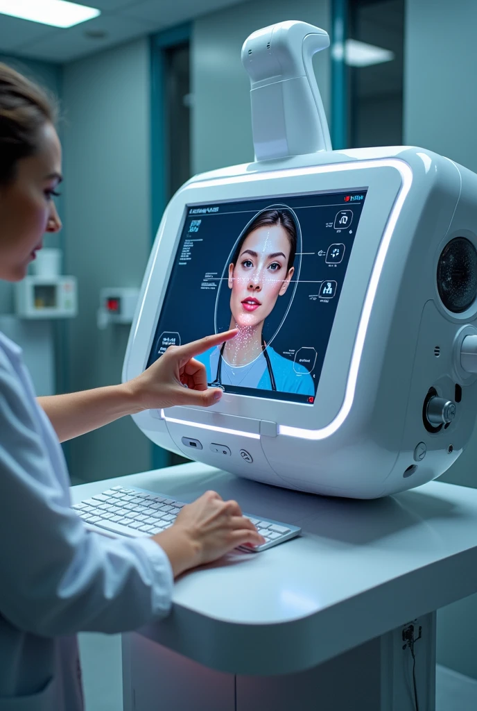image of skin diagnosis machine 