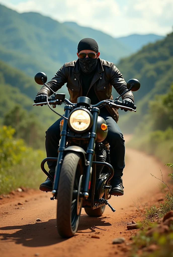 BANDIT ON AN MT-15 MOTORCYCLE, brazil, 20% realisitic