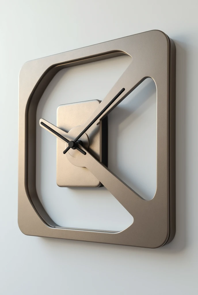 Clock but new structure not circle   wall clock 