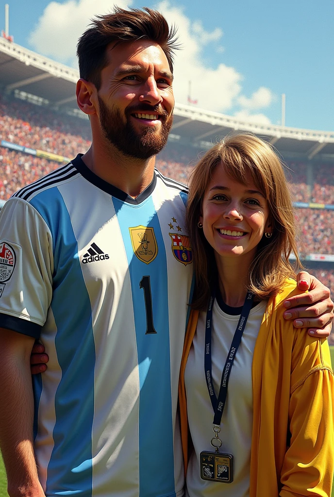 Messi and me together