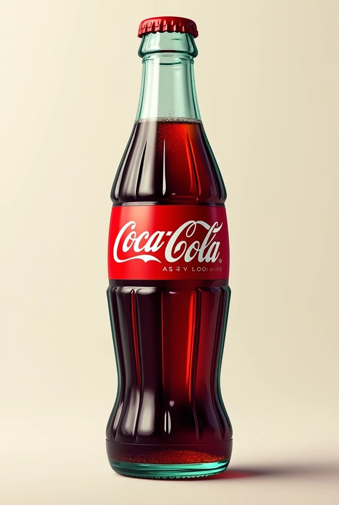 Create a logo using the Coca Cola acronyms to put on a soda bottle 