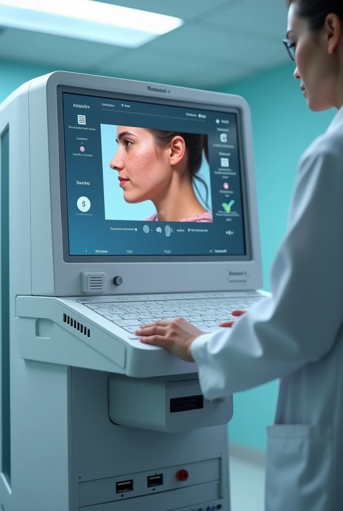 images of skin diagnosis machine