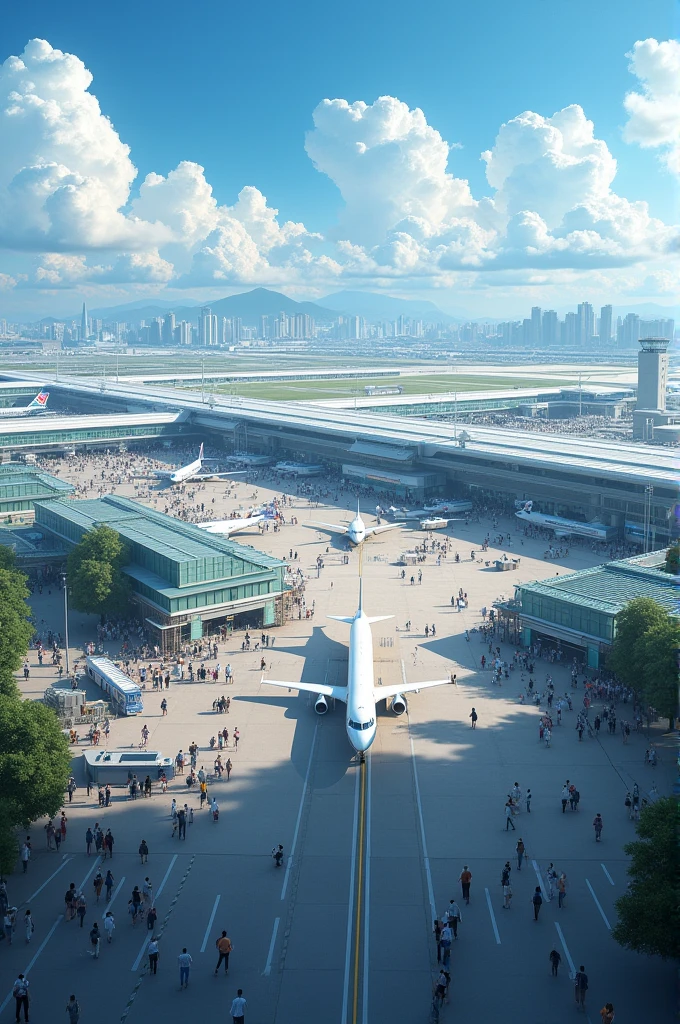 Haneda airport full view