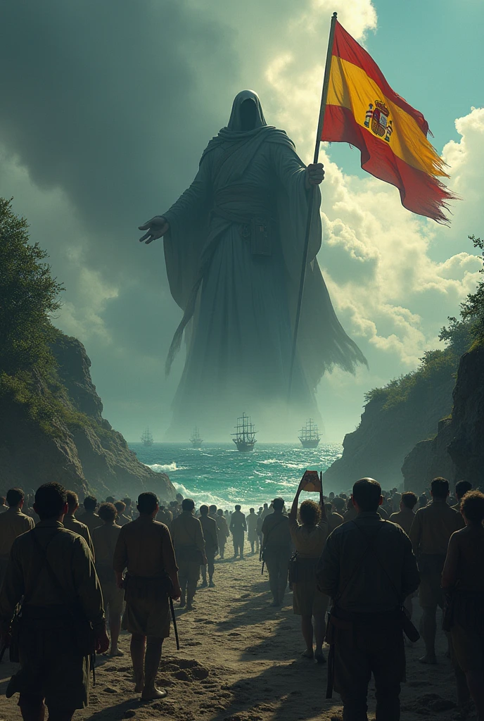 An image that represents the fear of Panama of being reconquered by Spain