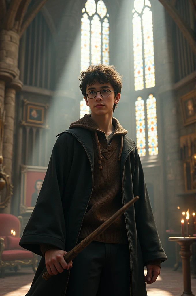 The main theme is a male magical student, with elements from Harry Potter.