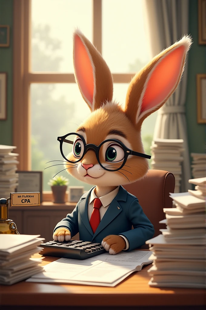 A rabbit by profession of accountant