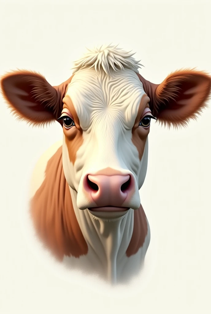 a cows face for a logo