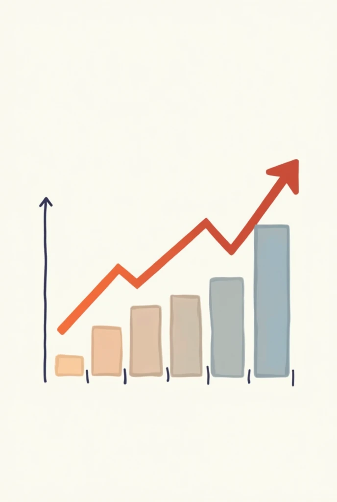Simple drawing of rising graphs