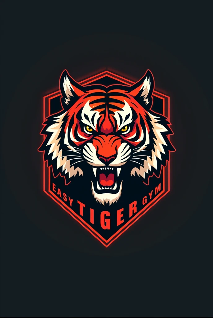 An easy tiger gym logo