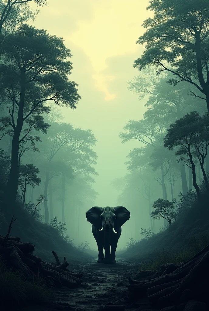 Human encroachment into forest areas and poaching related imagery