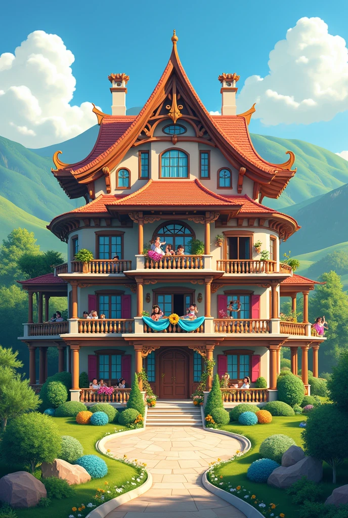 Make a big house let's go vibes