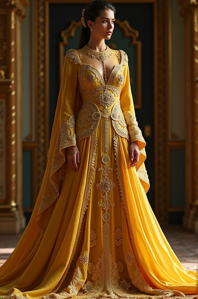 The most beautiful dress in this world worn by a man is Daman Gold