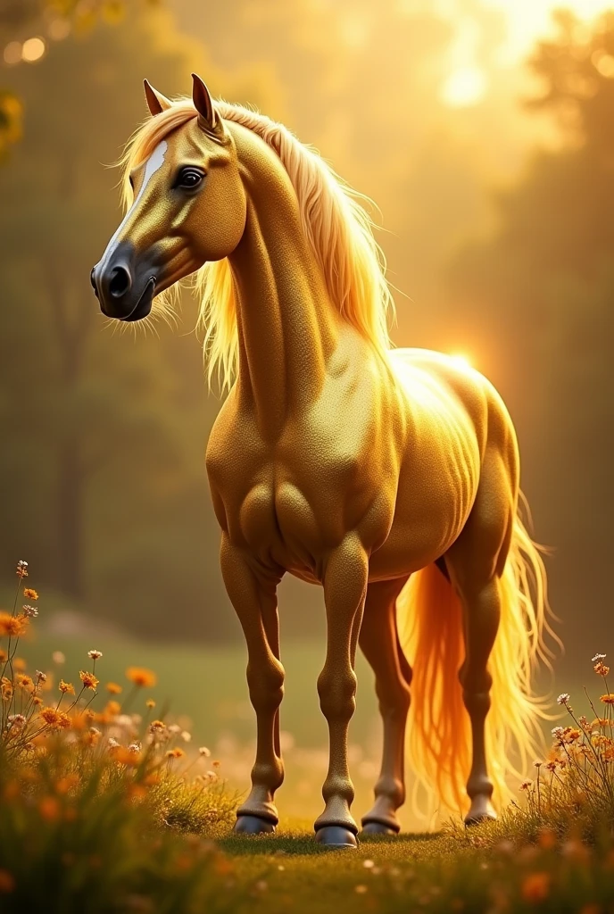 Golden horse 