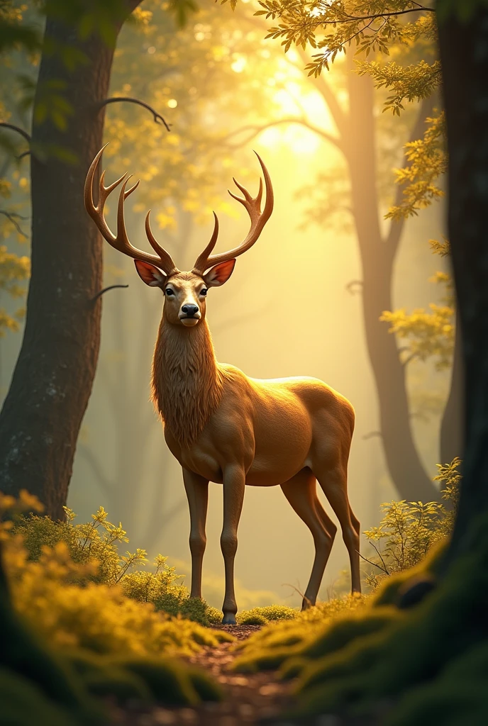 Golden deer