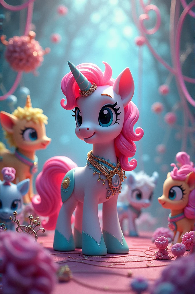 Nombre de Nashly con personajes de Mary Little Pony Con Ray bondage