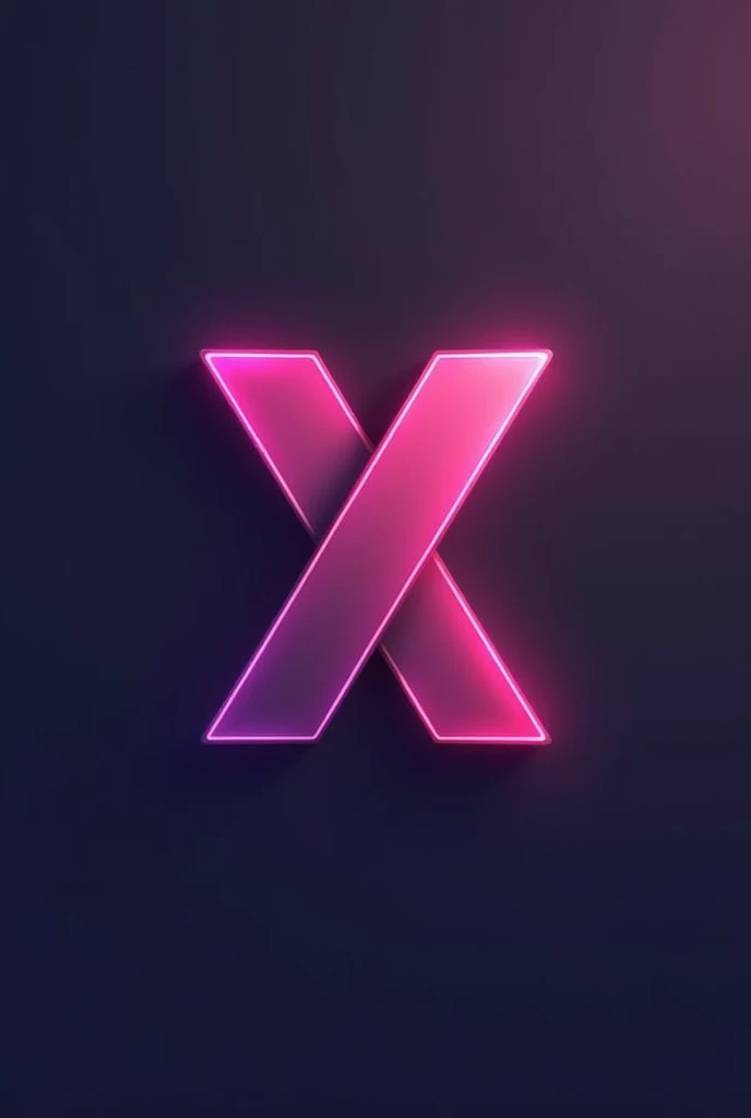 Logo of the letter X merged with a gradient pink V