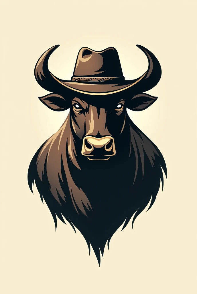 Logo of a bull with a cowboy hat, as a mascot of the Faculty of Agronomy