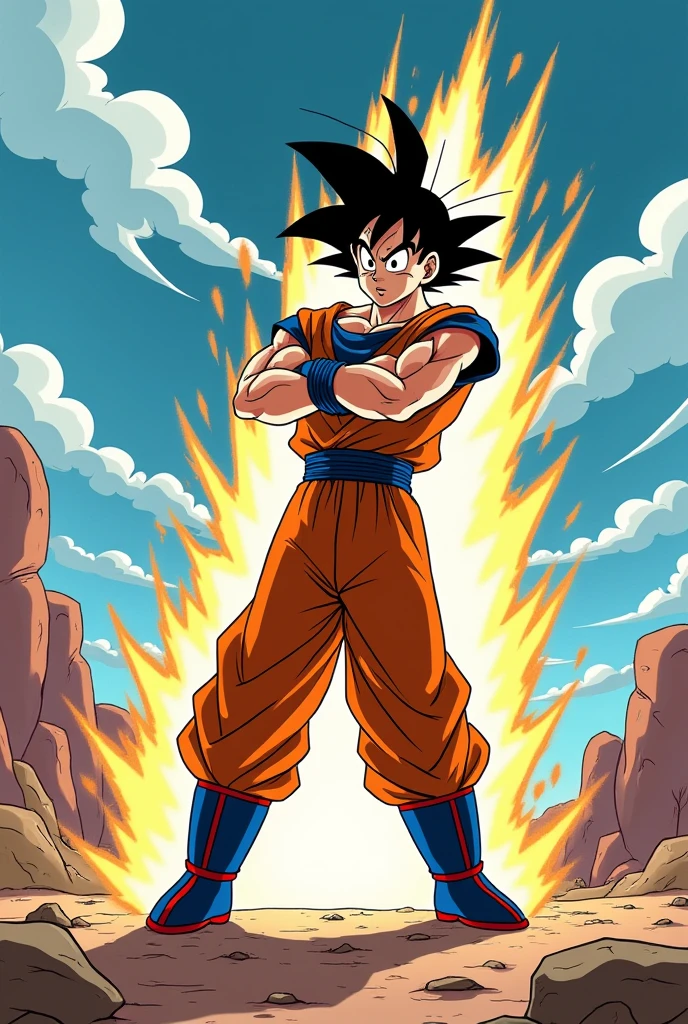 Make Goku release a shitty Kamehameha