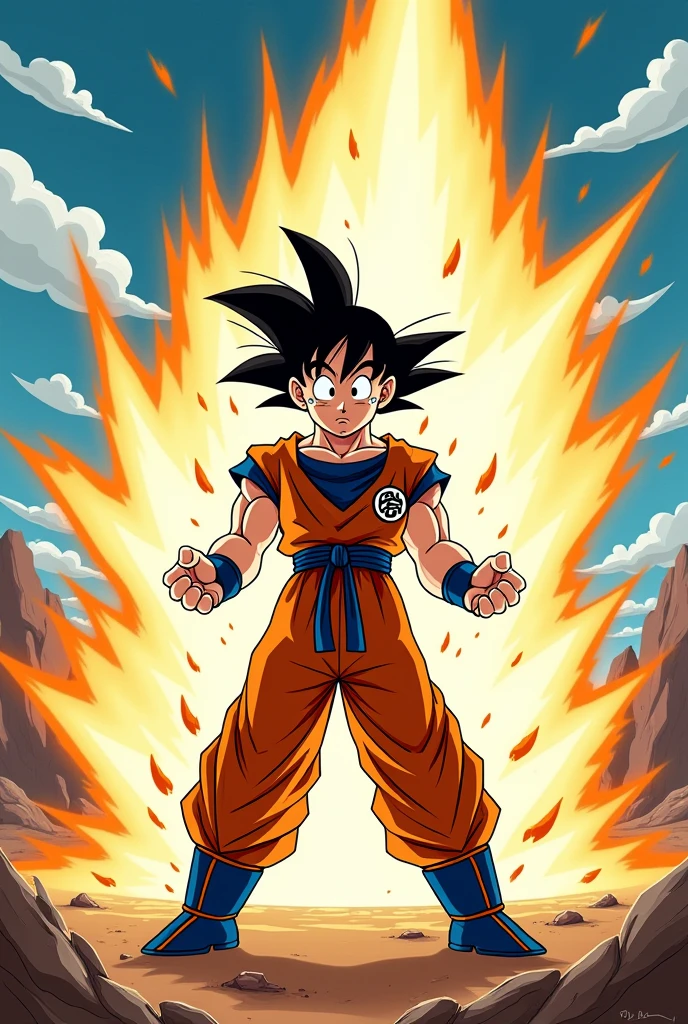 Make Goku release a shitty Kamehameha