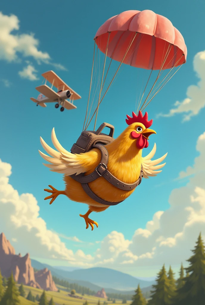 🐔🪂✈