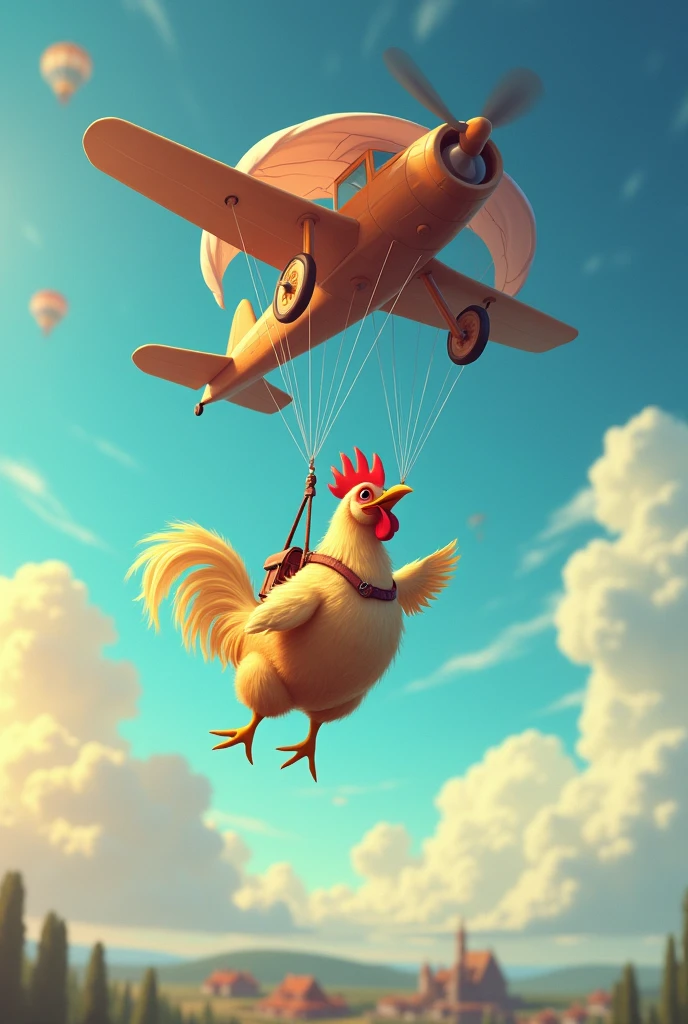 🐔🪂✈