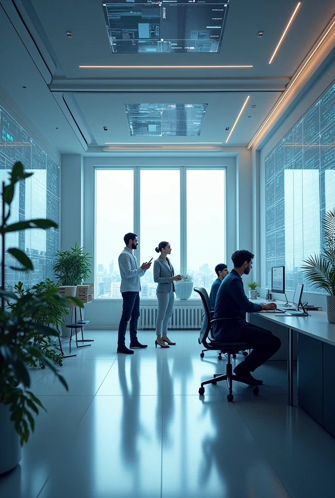 Create an image of the profession of the future in a company 