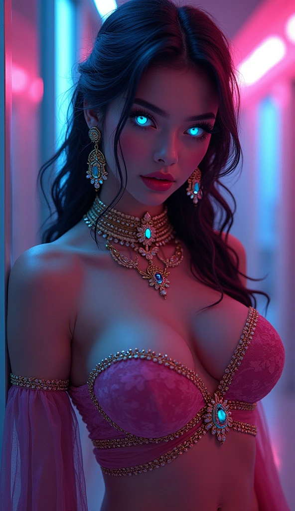 Big boobs big breasts sexy voluptuous erected swxy breast a mughal queen sexy Mughal jewelry face Sexy cyberpunk sexy anime ethereal close up sexy glowing neon eyes sexy makeup eyes sexy lips sexy nose sexy face ethereal face sexy
