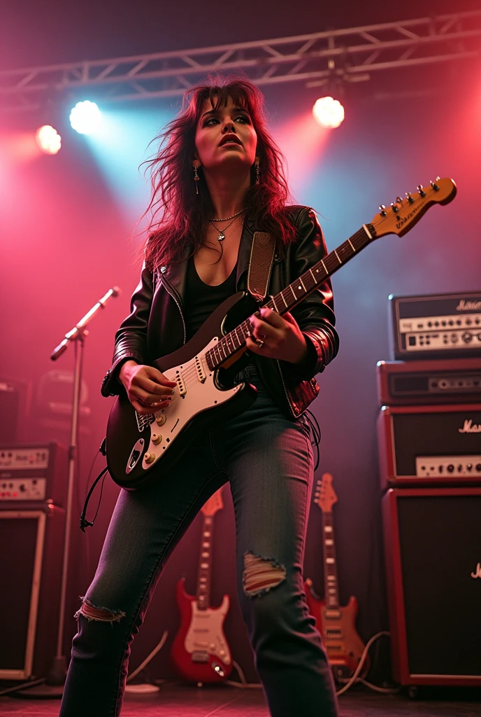 rock in roll anos 80 feminino