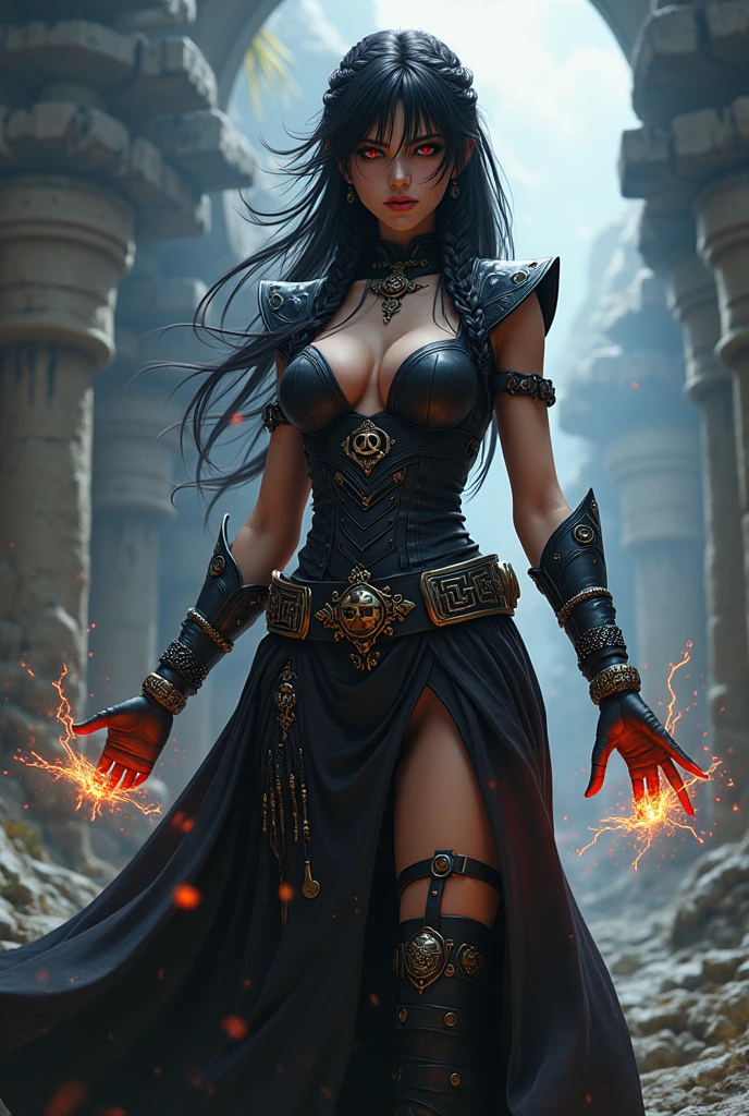 a miniskirt|Upper body body|Asian Beauty|steampunc|cyberpunked|hugetits|Panchira|M-shaped legs|intricate-detail|Scale|surrealistic|电影灯光|digitalart|concept-art| mdjrny-v4 style --auto