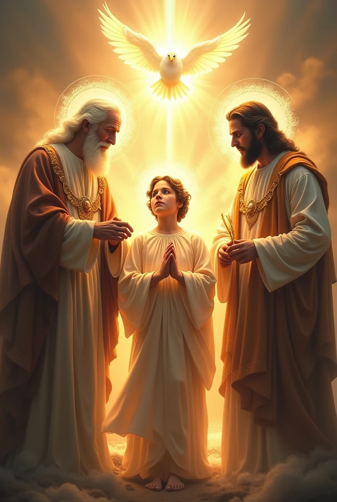 Santissima trindade, God Parents, God the Son and the Holy Spirit.