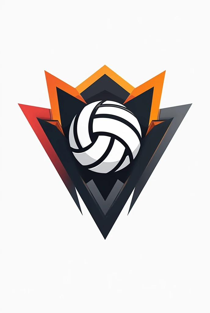 Create a sports volleyball team logo like a organisation's logo 