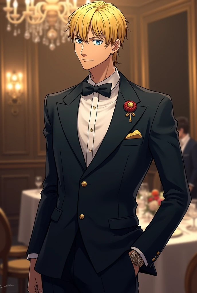 Make pictures of Sanji in a suit, One piece