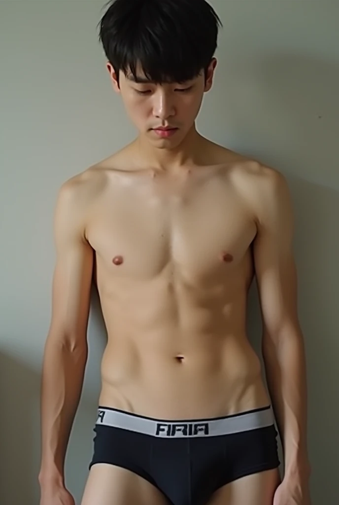 korean boy, tight underwear, bulge, young boy