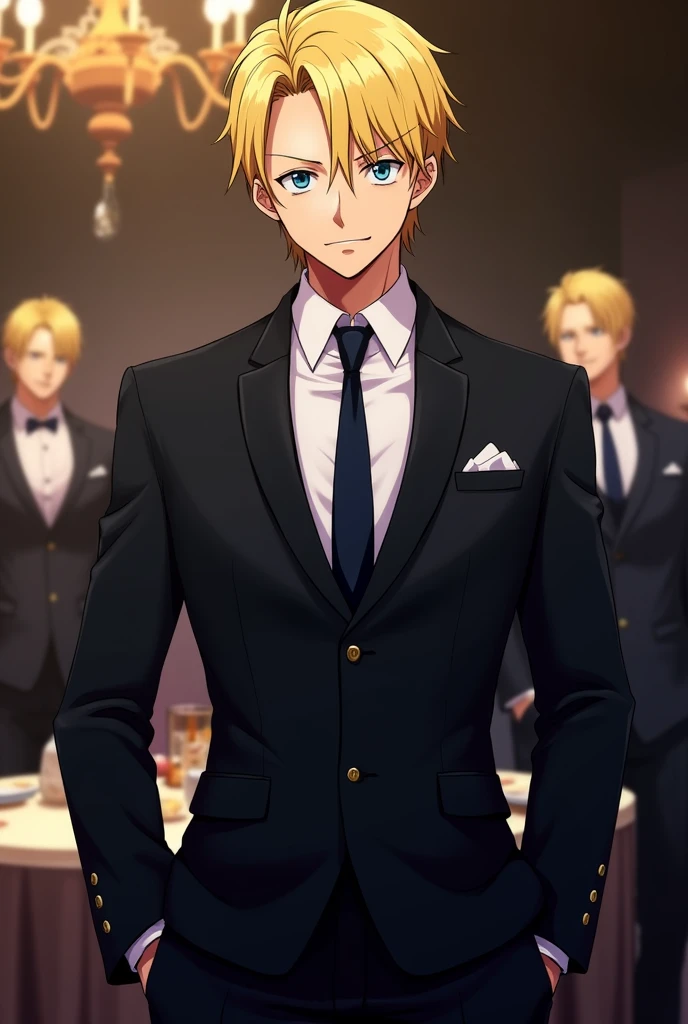 Make pictures of Sanji in a suit, One piece