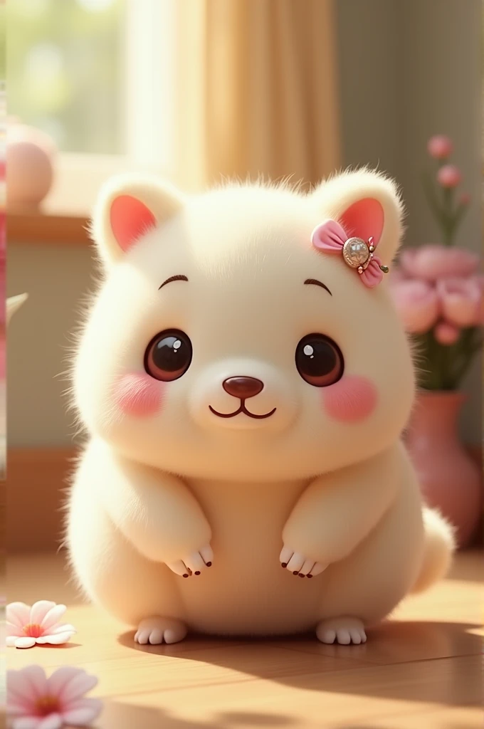 Create a cute animal-like character