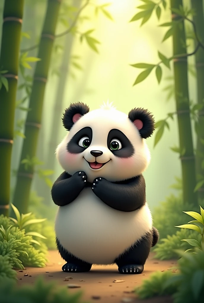 Create a cute panda