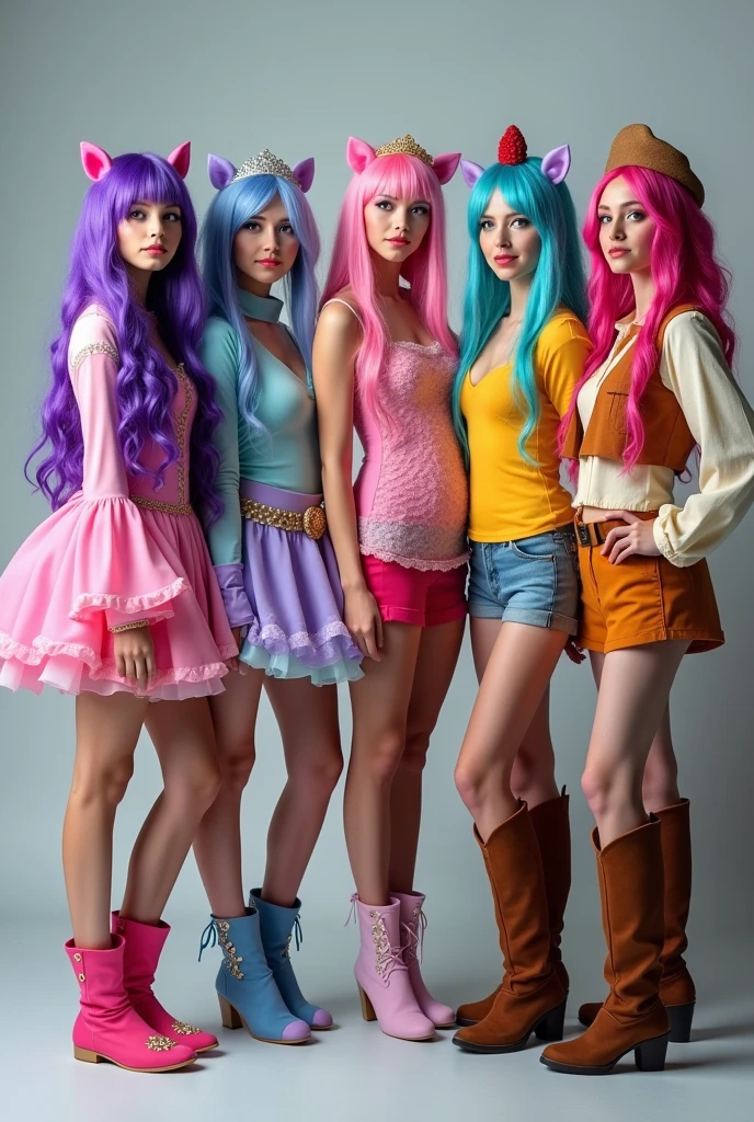 Twilight Sparkle Human CosPlay:*صورة* and Fluttershy Human CosPlay:*صورة* and Rainbow Dash Human CosPlay:*صورة* and Pinkie Pie Human CosPlay:*صورة* and Rarity Human CosPlay:*صورة* and Applejack Human CosPlay:*صورة**