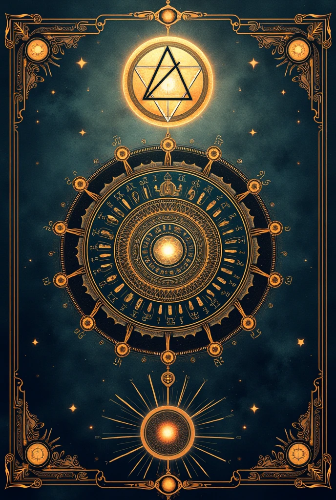 CREATE A COVER FOR A KABBALISTIC NUMEROLOGICAL MAP 