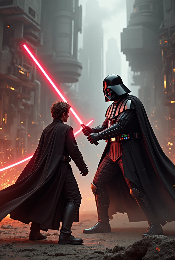 anakin skywalker matando a darth vader