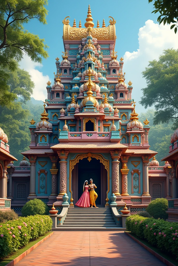 Radha Krishna temple photo