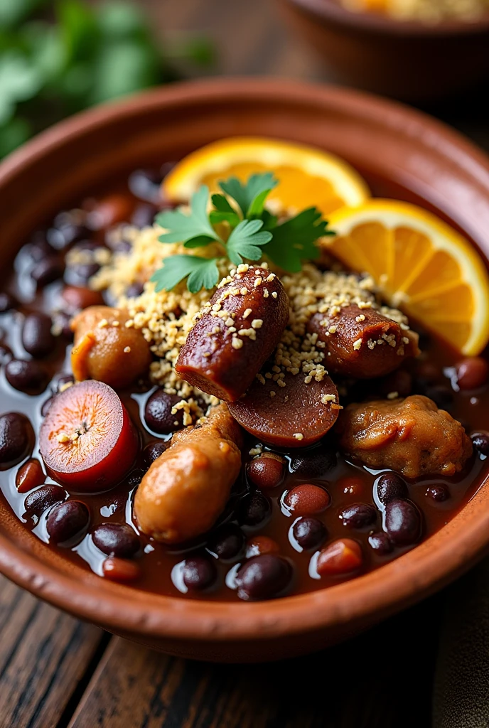 A delicious feijoada sensu served at the Madureira restaurant