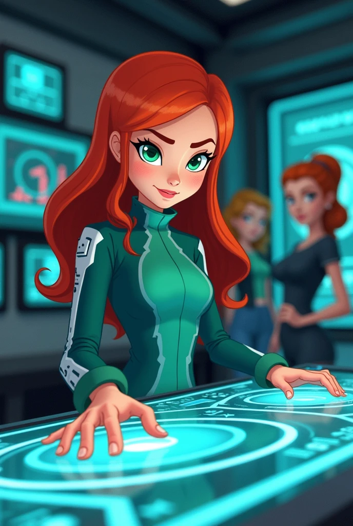 Sophie Belinda Turner como a personagem Sam da série Totally Spies em live action