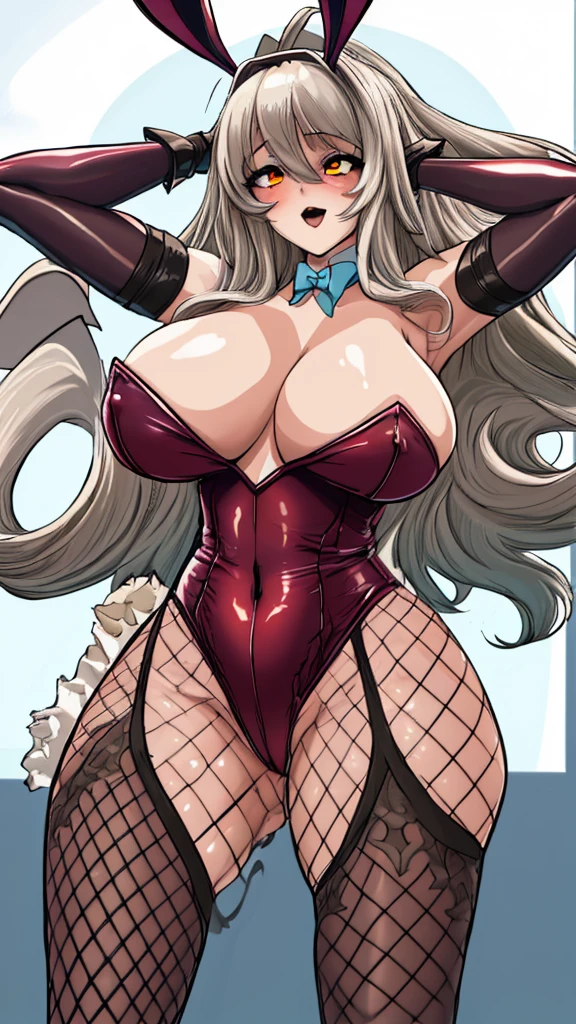 1 girl, big breasts, Big Breasts, Bunny Girl, Rabbit ears