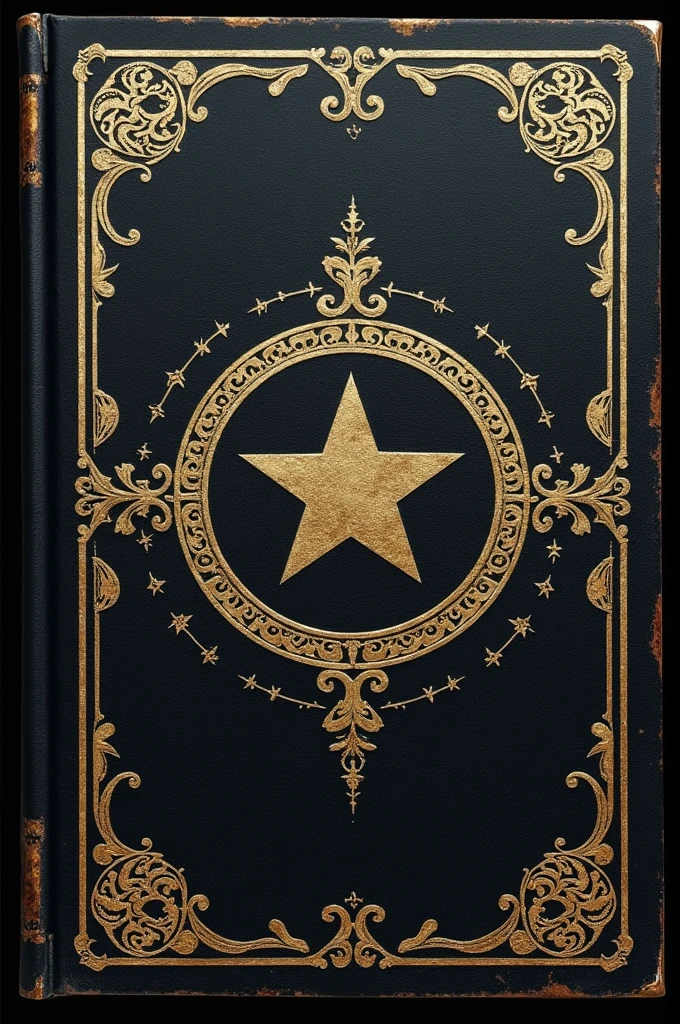 book with old cover, secrets and black magic,