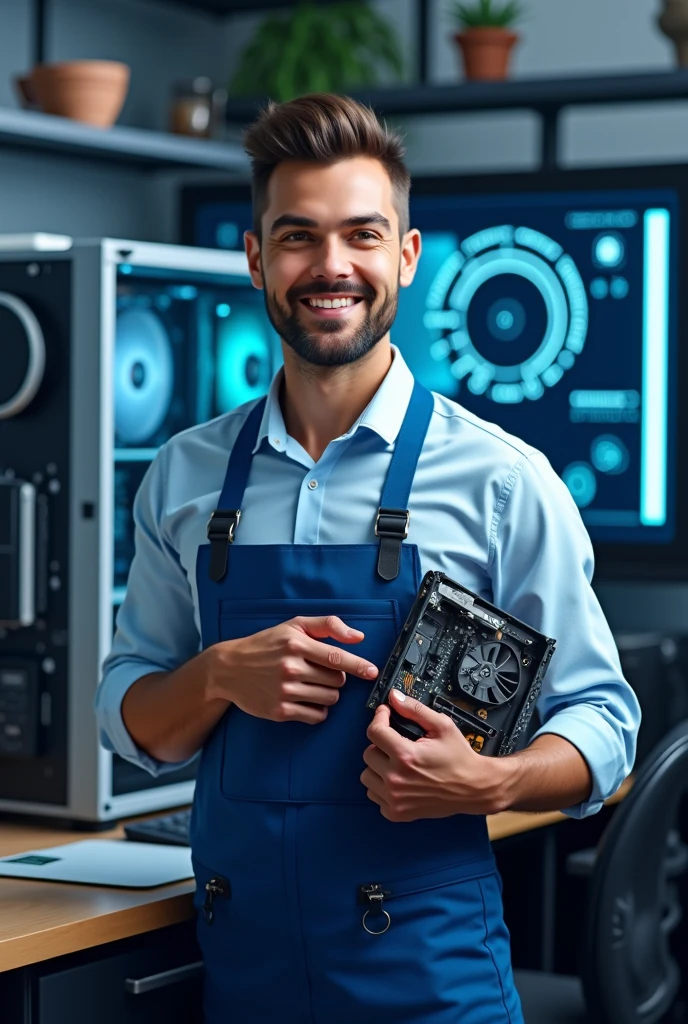 Create an image to promote computer maintenance services.
