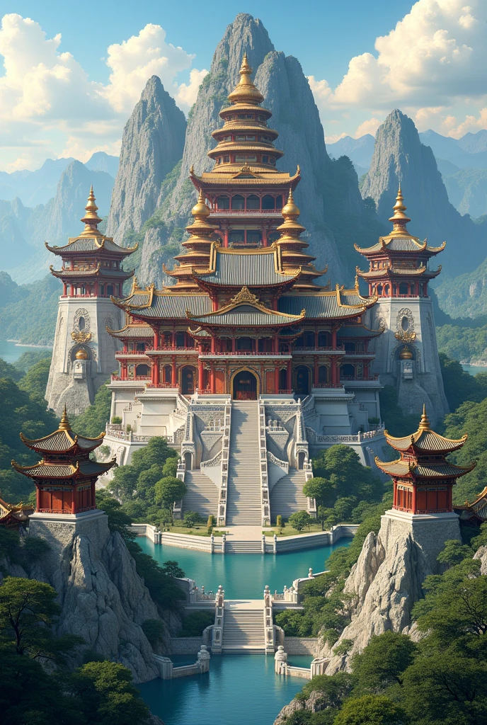 typical monuments of Asia (buildings, Palacios,etc)
