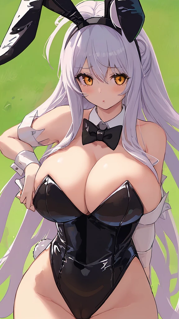 1 girl, big breasts, Big Breasts, Bunny Girl, Rabbit ears