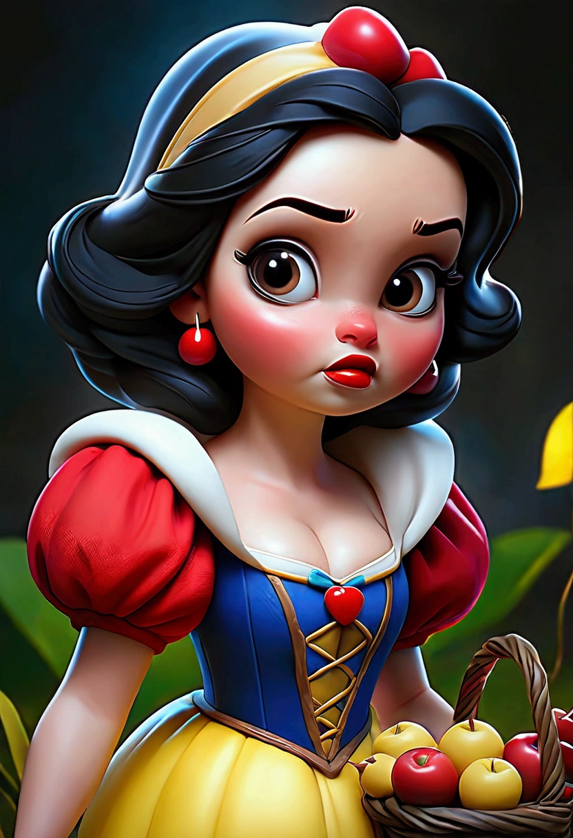 Make a cute baby snow white