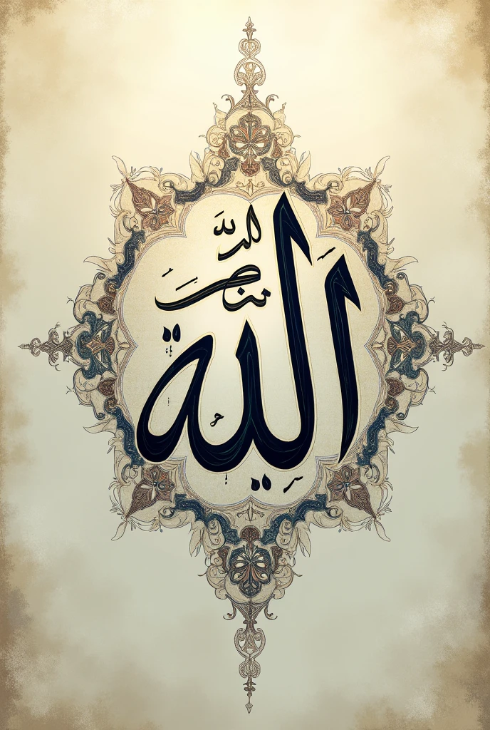 Name of allah in urdu with edit