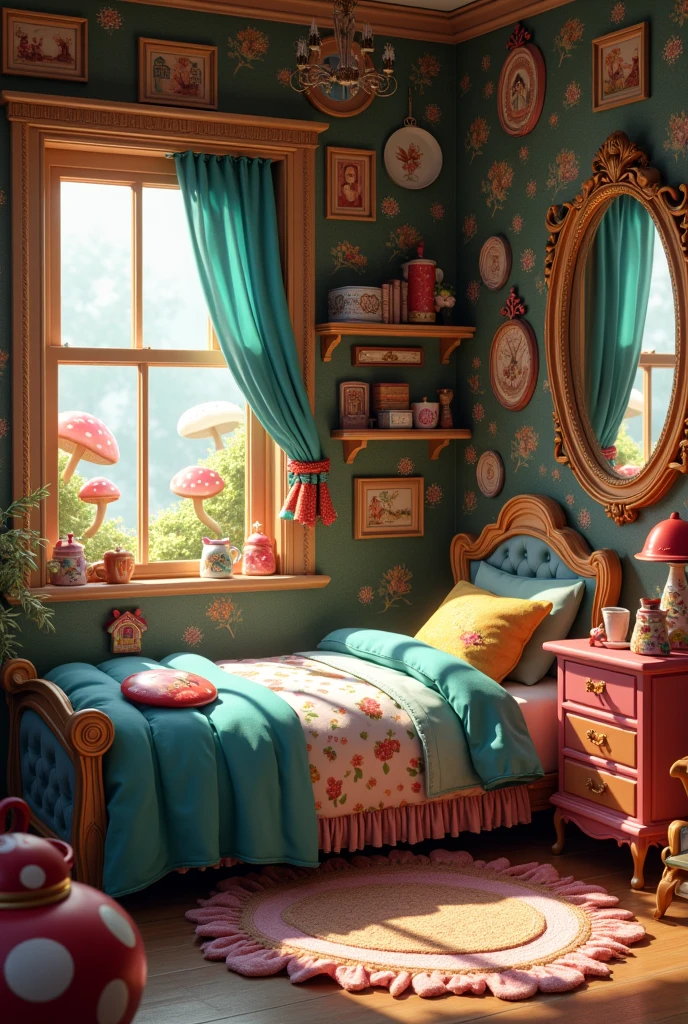 alice in wonderland bedroom